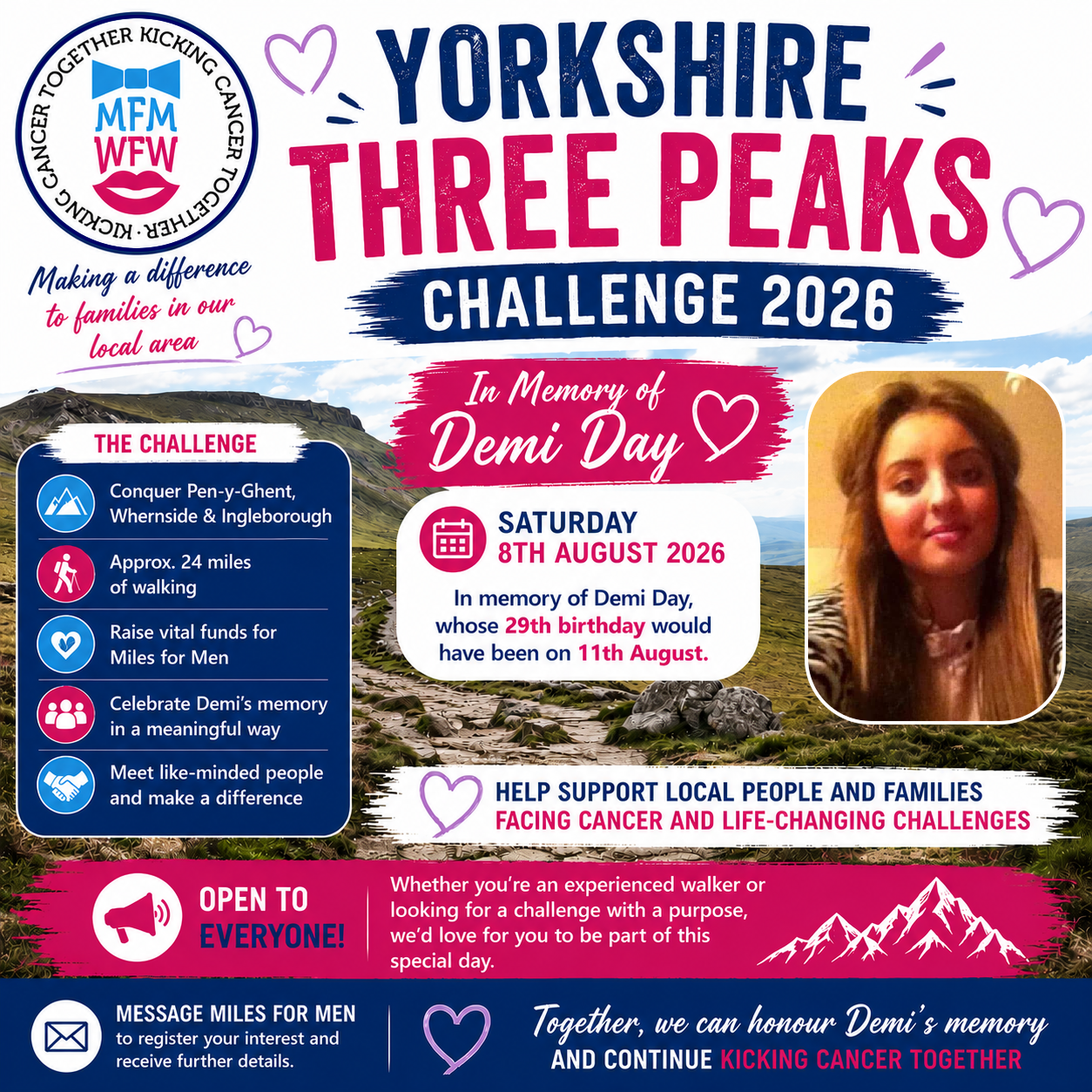 Yorkshire Three Peaks Challenge 2026